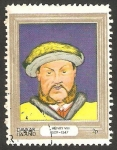 Stamps United Kingdom -  isla davaar - rey henry VIII