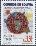 Stamps Bolivia -  America UPAEP - El nuevo milenio sin armas