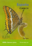 Stamps Spain -  ESPAÑA 2011 4623 Sello Nuevo Flora Mariposa Butterfly Charaxes Jaslus Espana Spain Espagne Spagna Sp