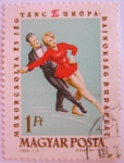 Stamps Hungary -  patinadores
