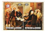Stamps Burundi -  Bicentenaire de la revolution D'Amerique