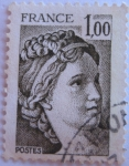 Stamps France -  sabine