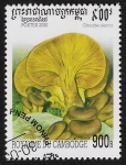 Sellos del Mundo : Asia : Camboya : SETAS-HONGOS: 1.124.043,02-Clitocybe oleana -Sc.1954