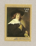 Stamps Russia -  Retrato por Franz Hals