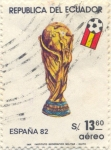 Stamps Ecuador -  España 82