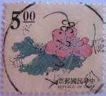 Sellos de Asia - China -  flores