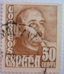 Stamps Spain -  general franco