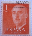 Stamps Spain -  general franco