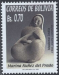 Sellos de America - Bolivia -  Maria Nuñez del Prado