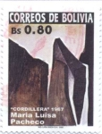 Stamps Bolivia -  Maria Luisa Pacheco