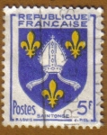 Sellos de Europa - Francia -  Escudo de Armas -SAINTONGE