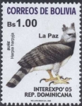Stamps Bolivia -  Aves del Departamento de La Paz - 2da Parte