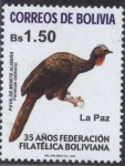 Stamps Bolivia -  Aves del Departamento de La Paz - 2da Parte