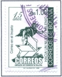 Stamps Bolivia -  15 Aniversrio de ECOBOL