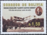 Stamps Bolivia -  100 Años del primer vuelo de avion 
