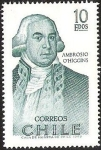 Stamps Chile -  AMBROSIO OHIGGINS