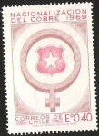 Stamps Chile -  NACIONALIZACION DEL COBRE
