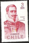 Stamps Chile -  PEDRO DE VALDIVIA