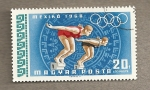 Stamps : Europe : Hungary :  Olimpiadas Méjico 1968
