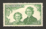 Stamps New Zealand -  princesas margaret y elizabeth