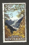 Stamps New Zealand -  Glaciar en el Parque Nacional del Oeste