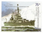 Stamps : America : Argentina :  A 25 Años del Conflicto del Atlántico Sur
