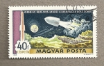 Stamps : Europe : Hungary :  Viaje a la luna de Julio Verne
