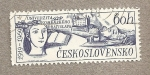 Stamps Czechoslovakia -  50 Aniv. Universidad Bratislava