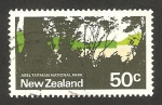 Stamps New Zealand -  parque nacional abel tasman