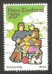 Stamps : Oceania : New_Zealand :  la vida en familia