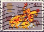 Stamps United Kingdom -  Robert the Bruce