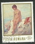 Stamps Romania -  Pintura. Desnudo