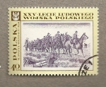 Stamps Poland -  II Guerra Mundial