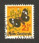 Stamps New Zealand -  polilla magpie
