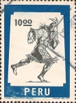 Stamps Peru -  Chasqui: Símbolo Postal Peruano.