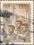 Stamps Peru -  Héroes Nacionales.