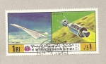 Stamps Yemen -  Concorde y Apollo