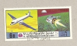 Stamps Yemen -  HS 748 Apollo
