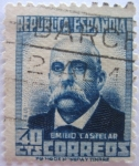 Stamps Spain -  personajes y monumentos