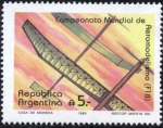 Stamps Argentina -  Campeonato mundial de Aeromodelismo