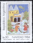 Stamps Argentina -  Navidad 1984