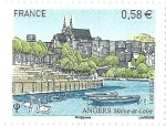 Stamps : Europe : France :  Valle del Loira (Angers)