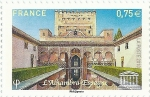 Stamps France -  UNESCO (La Alhambra)