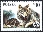 Sellos del Mundo : Europa : Polonia : WWF - Lobos