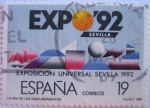 Stamps Spain -  expo'92 sevilla