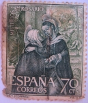Stamps Spain -  misterios del santo rosario