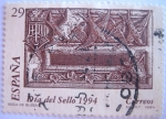 Stamps Spain -  dia del sello.buzones