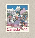 Stamps Canada -  Carnaval de Quebec