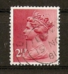 Stamps : Europe : United_Kingdom :  Serie Basica Elizabeth II.