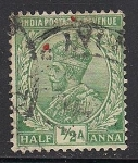Stamps : Asia : India :  Jorge V del Reino Unido (Emperador de la India)